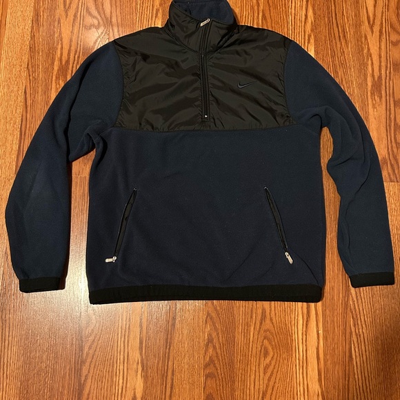Nike Other - Nike Men's Black/Navy Quarter Zip